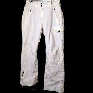 Rossignol Supernova Pro 20000 White  Waterproof Insulated Downhill Ski Pants L